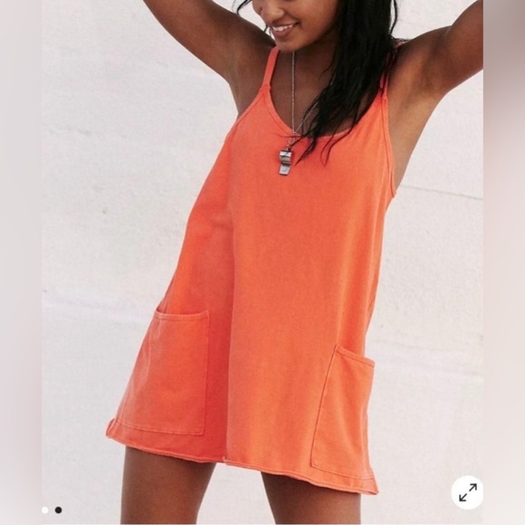 Free People FP Movement Hot Shot Mini Dress (M, Cherry Tomato) - Picture 4 of 4